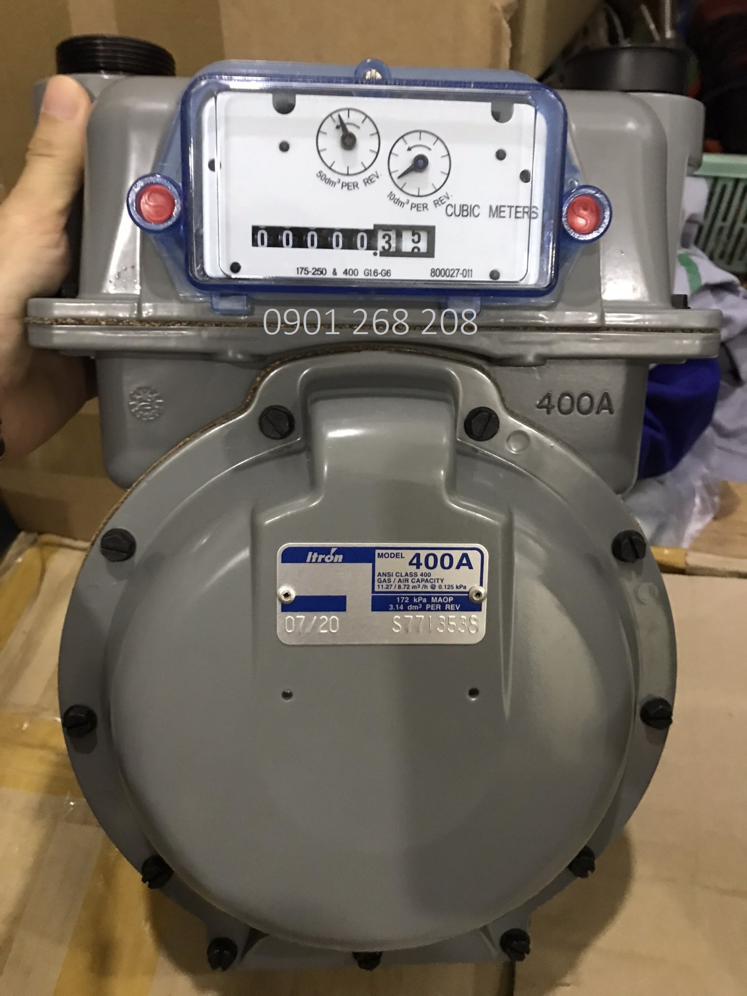 gas meter 400A itron